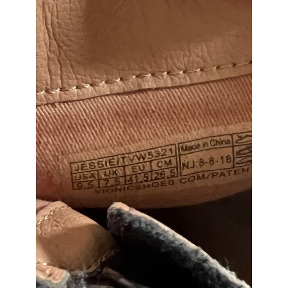 Vionic Comfort Bootie Jessie Size 9.5 Black Suede Leather Orthotic  Side Zip - Picture 6 of 10